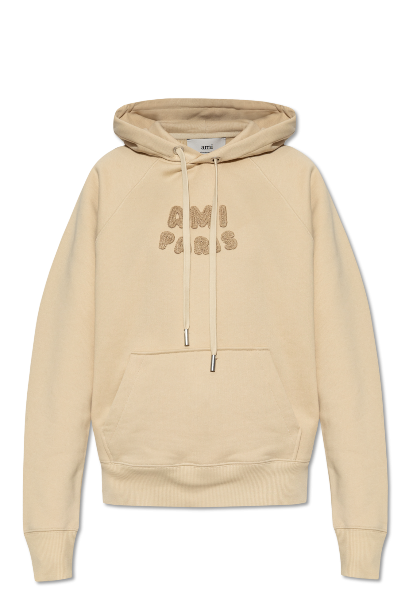 Beige Sweatshirt with logo Ami Alexandre Mattiussi - Vitkac